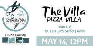 pizza villa ribbon cutting event