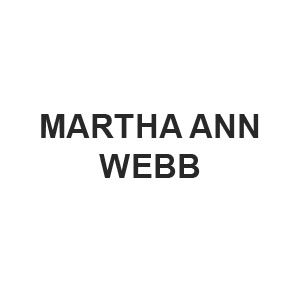 martha ann webb sponsor graphic