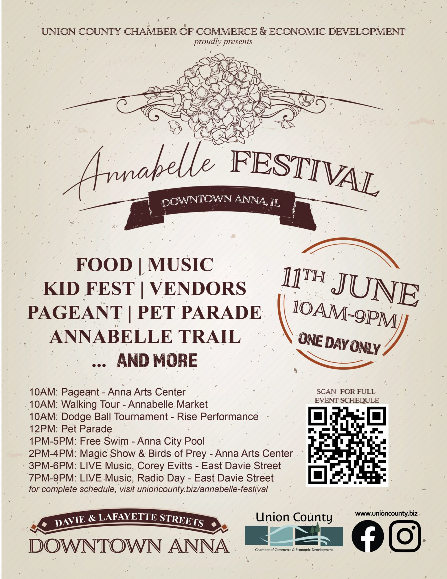 annabelle festival flyer