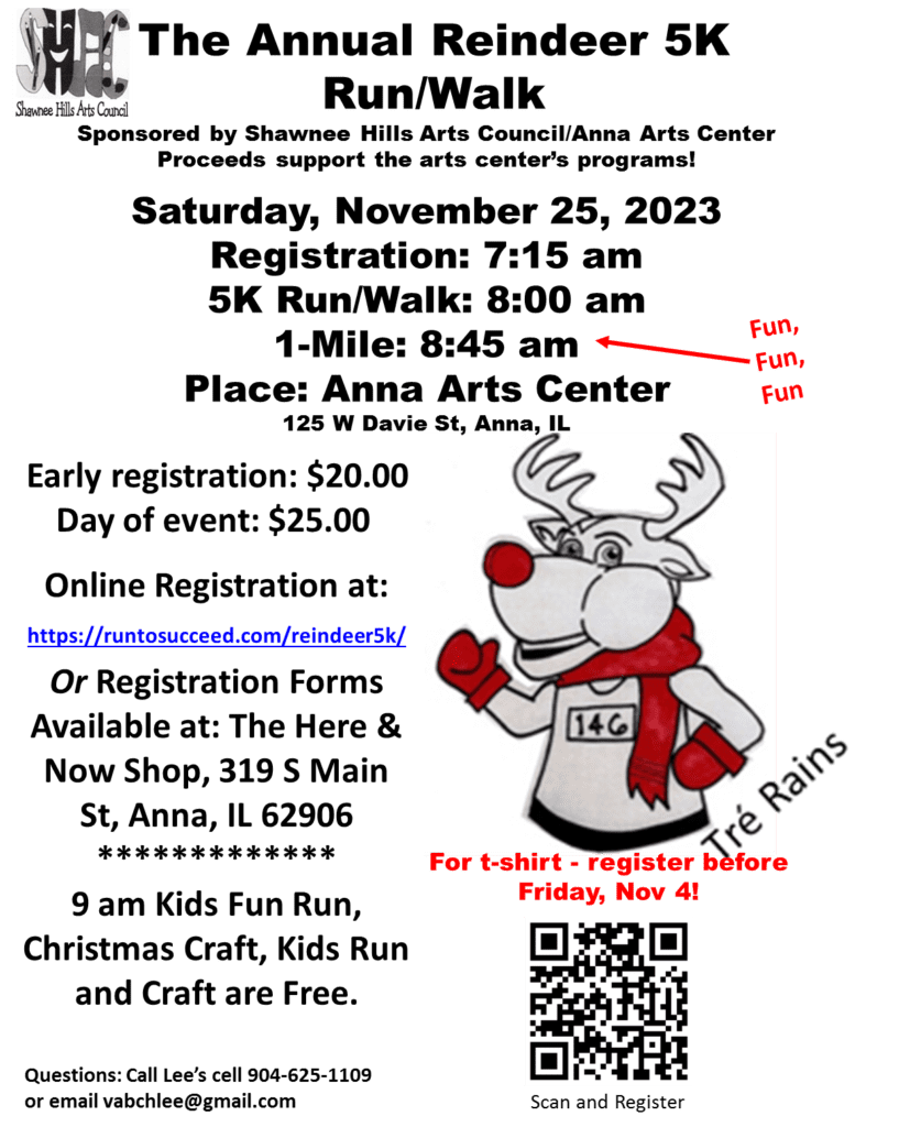 reindeer 5k poster